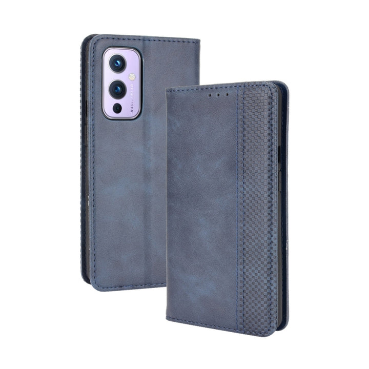 Magnetic Buckle Retro Crazy Horse Texture Horizontal Flip Leather Case with Holder & Card Slots & Photo Frame, For Nokia G20 / G10, For OnePlus 9 (Europe and America Version), For OnePlus 9R