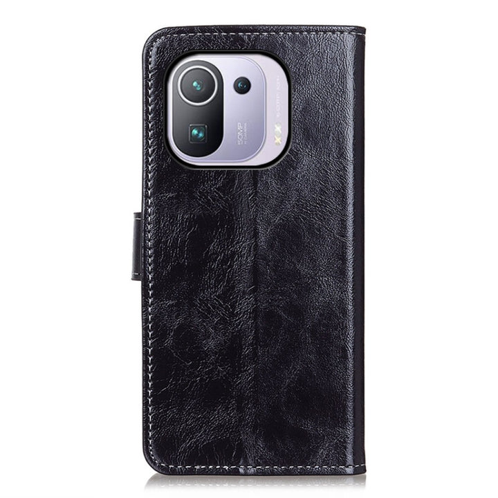 Retro Crazy Horse Texture Horizontal Flip Leather Case with Holder & Card Slots & Photo Frame & Wallet, For Xiaomi Mi 11 Pro 5G / 4G, For Xiaomi Mi 11 Lite 5G / 4G, For OPPO F19 Pro+ 5G / Reno5 Z, For Nokia 1.4