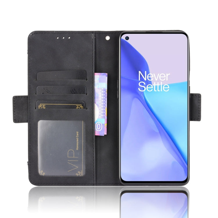 Skin Feel Calf Pattern Horizontal Flip Leather Case with Holder & Card Slots & Photo Frame, For Oneplus 9R (US Version), For Oneplus 9R