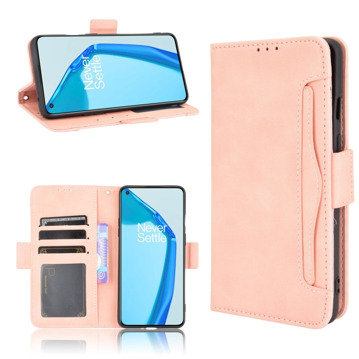 Skin Feel Calf Pattern Horizontal Flip Leather Case with Holder & Card Slots & Photo Frame, For Oneplus 9R (US Version), For Oneplus 9R