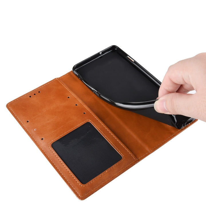 Magnetic Buckle Retro Crazy Horse Texture Horizontal Flip Leather Case with Holder & Card Slots & Photo Frame, For OPPO Find X3 / Find X3 Pro, For OPPO Reno5 Pro Plus / Find X3 Neo, For Xiaomi Redmi Note 10 4G / Note 10S