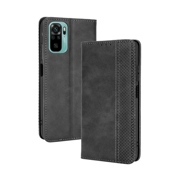 Magnetic Buckle Retro Crazy Horse Texture Horizontal Flip Leather Case with Holder & Card Slots & Photo Frame, For OPPO Find X3 / Find X3 Pro, For OPPO Reno5 Pro Plus / Find X3 Neo, For Xiaomi Redmi Note 10 4G / Note 10S