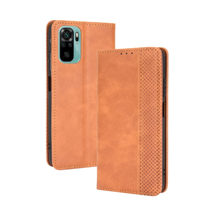 Magnetic Buckle Retro Crazy Horse Texture Horizontal Flip Leather Case with Holder & Card Slots & Photo Frame, For OPPO Find X3 / Find X3 Pro, For OPPO Reno5 Pro Plus / Find X3 Neo, For Xiaomi Redmi Note 10 4G / Note 10S