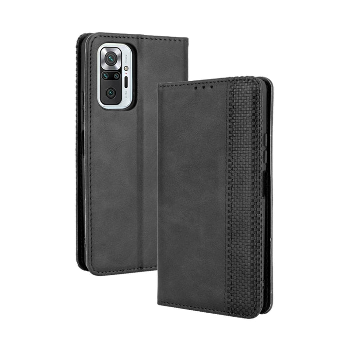 Magnetic Buckle Retro Crazy Horse Texture Horizontal Flip Leather Case with Holder & Card Slots & Photo Frame, For OPPO Find X3 / Find X3 Pro, For OPPO Reno5 Pro Plus / Find X3 Neo, For Xiaomi Redmi Note 10 4G / Note 10S