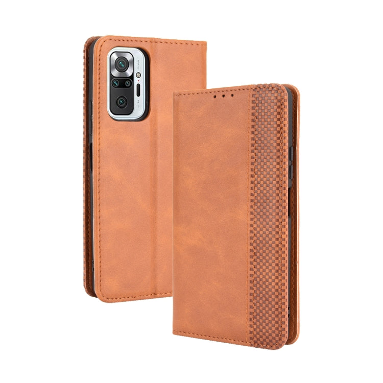 Magnetic Buckle Retro Crazy Horse Texture Horizontal Flip Leather Case with Holder & Card Slots & Photo Frame, For OPPO Find X3 / Find X3 Pro, For OPPO Reno5 Pro Plus / Find X3 Neo, For Xiaomi Redmi Note 10 4G / Note 10S