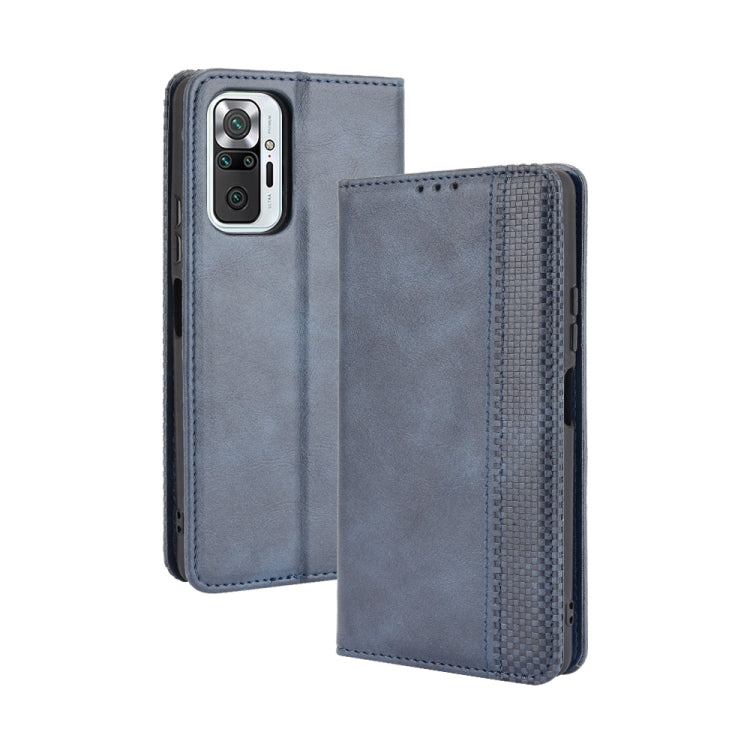 Magnetic Buckle Retro Crazy Horse Texture Horizontal Flip Leather Case with Holder & Card Slots & Photo Frame, For OPPO Find X3 / Find X3 Pro, For OPPO Reno5 Pro Plus / Find X3 Neo, For Xiaomi Redmi Note 10 4G / Note 10S