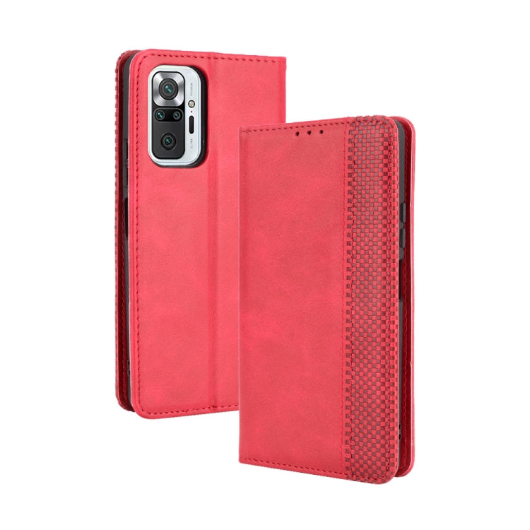 Magnetic Buckle Retro Crazy Horse Texture Horizontal Flip Leather Case with Holder & Card Slots & Photo Frame, For OPPO Find X3 / Find X3 Pro, For OPPO Reno5 Pro Plus / Find X3 Neo, For Xiaomi Redmi Note 10 4G / Note 10S