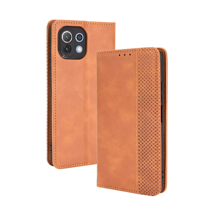 Magnetic Buckle Retro Crazy Horse Texture Horizontal Flip Leather Case with Holder & Card Slots & Photo Frame, For OPPO Find X3 / Find X3 Pro, For OPPO Reno5 Pro Plus / Find X3 Neo, For Xiaomi Redmi Note 10 4G / Note 10S