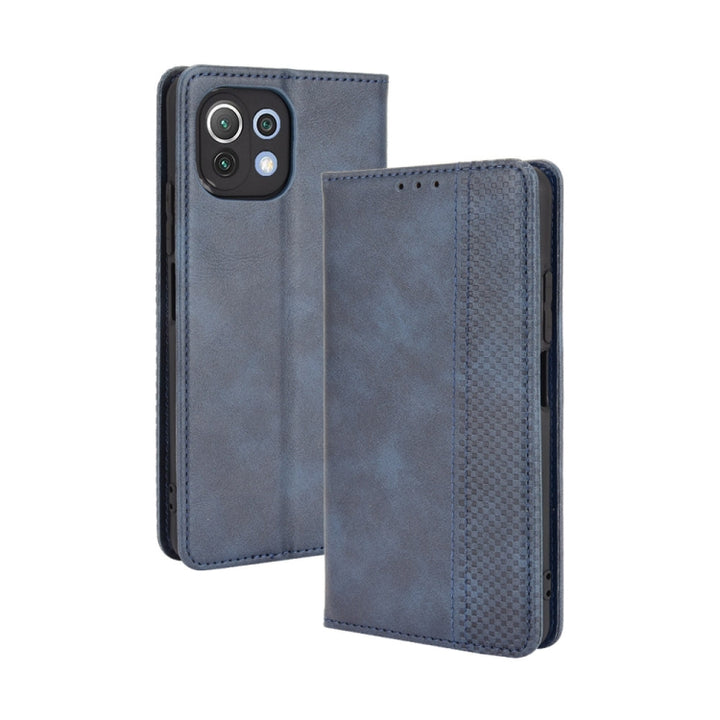 Magnetic Buckle Retro Crazy Horse Texture Horizontal Flip Leather Case with Holder & Card Slots & Photo Frame, For OPPO Find X3 / Find X3 Pro, For OPPO Reno5 Pro Plus / Find X3 Neo, For Xiaomi Redmi Note 10 4G / Note 10S