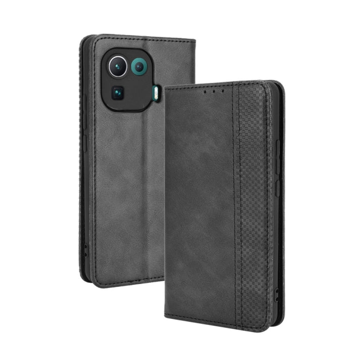 Magnetic Buckle Retro Crazy Horse Texture Horizontal Flip Leather Case with Holder & Card Slots & Photo Frame, For OPPO Find X3 / Find X3 Pro, For OPPO Reno5 Pro Plus / Find X3 Neo, For Xiaomi Redmi Note 10 4G / Note 10S