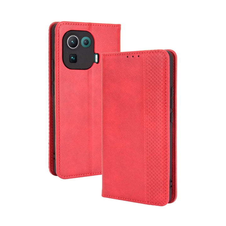 Magnetic Buckle Retro Crazy Horse Texture Horizontal Flip Leather Case with Holder & Card Slots & Photo Frame, For OPPO Find X3 / Find X3 Pro, For OPPO Reno5 Pro Plus / Find X3 Neo, For Xiaomi Redmi Note 10 4G / Note 10S