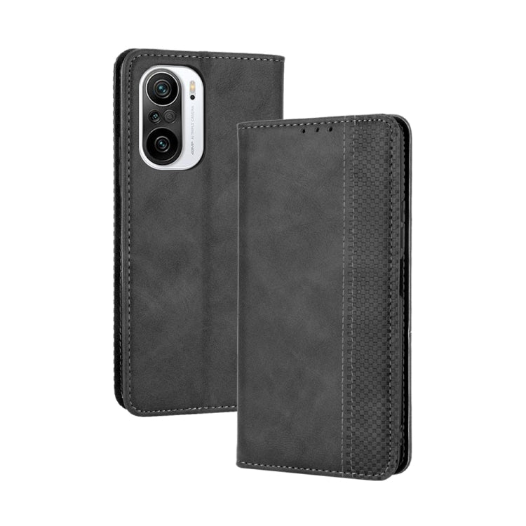 Magnetic Buckle Retro Crazy Horse Texture Horizontal Flip Leather Case with Holder & Card Slots & Photo Frame, For OPPO Find X3 / Find X3 Pro, For OPPO Reno5 Pro Plus / Find X3 Neo, For Xiaomi Redmi Note 10 4G / Note 10S