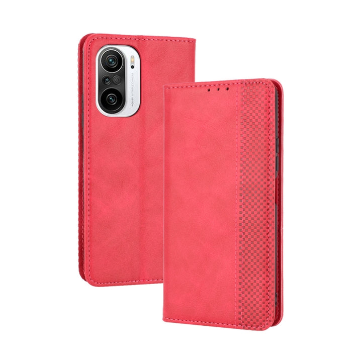 Magnetic Buckle Retro Crazy Horse Texture Horizontal Flip Leather Case with Holder & Card Slots & Photo Frame, For OPPO Find X3 / Find X3 Pro, For OPPO Reno5 Pro Plus / Find X3 Neo, For Xiaomi Redmi Note 10 4G / Note 10S