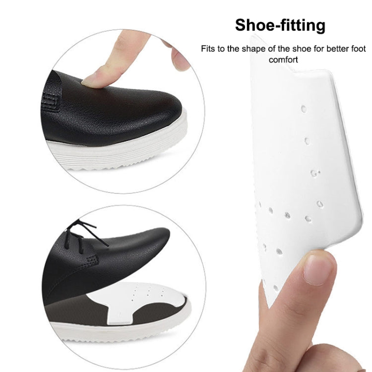 1 Pair 006 Anti-crease Anti-wrinkle Invisible Shoe Shield Holder Protector, Shoe Shield (White), Shoe Shield (Black)