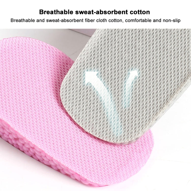 1 Pair 039 Women Soft Invisible Sports Shockproof Inner Heightening Insole Shoe-pad, 1.5cm Women (Grey), 1.5cm Women (Pink), 2.5cm Women (Pink), 2.5cm Women (Grey), 3.5cm Women (Grey), 3.5cm Women (Pink)