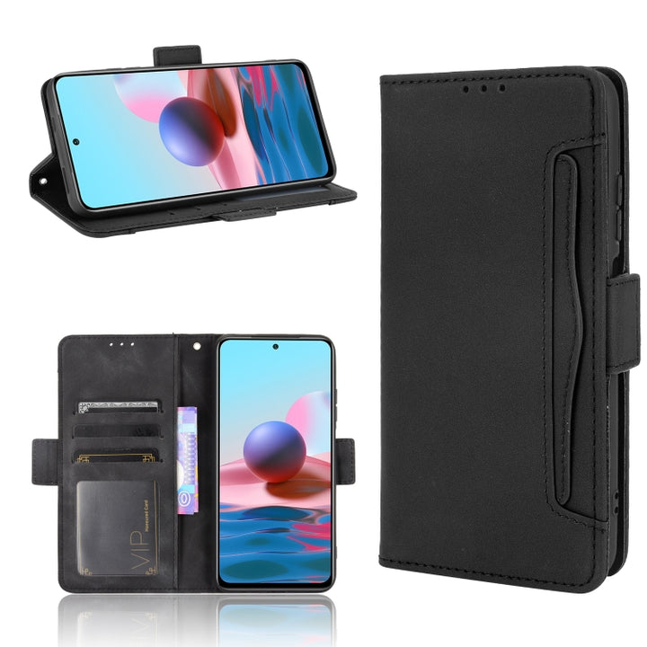 Skin Feel Calf Pattern Horizontal Flip Leather Case with Holder & Card Slots & Photo Frame, For Xiaomi Redmi Note 10 4G / Note 10S, For Xiaomi Redmi Note 10 Pro / Note 10 Pro Max, For Ulefone Note 11P, For Samsung Galaxy A32 4G