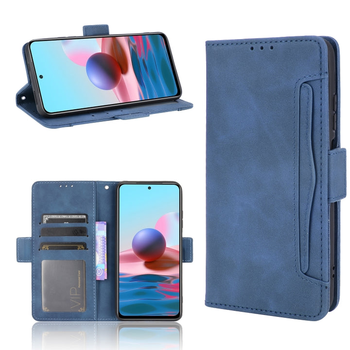 Skin Feel Calf Pattern Horizontal Flip Leather Case with Holder & Card Slots & Photo Frame, For Xiaomi Redmi Note 10 4G / Note 10S, For Xiaomi Redmi Note 10 Pro / Note 10 Pro Max, For Ulefone Note 11P, For Samsung Galaxy A32 4G