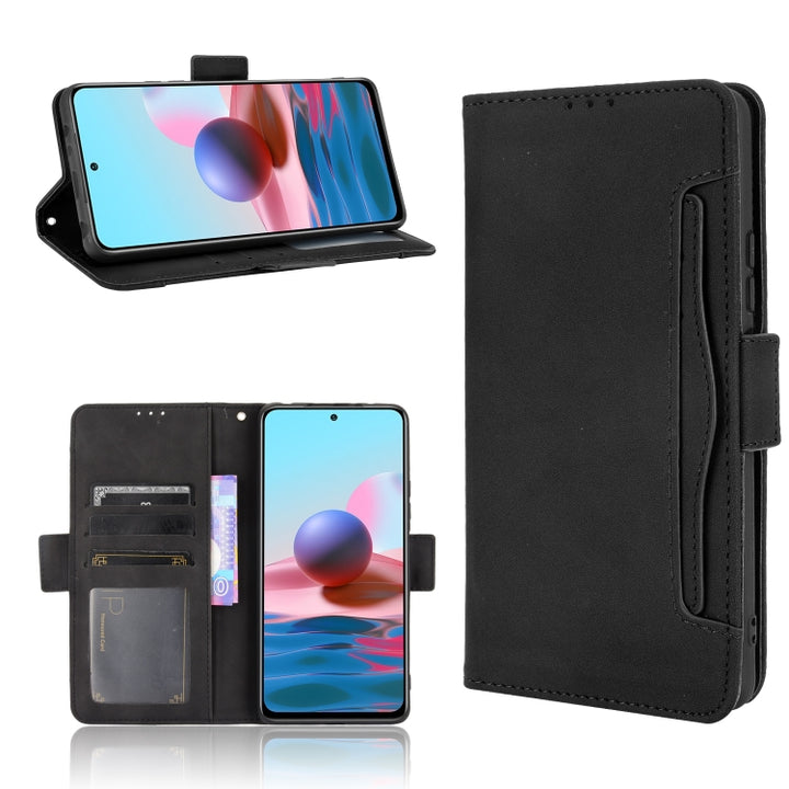 Skin Feel Calf Pattern Horizontal Flip Leather Case with Holder & Card Slots & Photo Frame, For Xiaomi Redmi Note 10 4G / Note 10S, For Xiaomi Redmi Note 10 Pro / Note 10 Pro Max, For Ulefone Note 11P, For Samsung Galaxy A32 4G