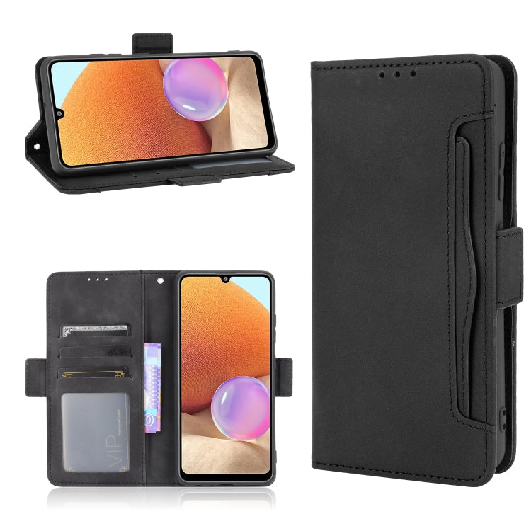 Skin Feel Calf Pattern Horizontal Flip Leather Case with Holder & Card Slots & Photo Frame, For Xiaomi Redmi Note 10 4G / Note 10S, For Xiaomi Redmi Note 10 Pro / Note 10 Pro Max, For Ulefone Note 11P, For Samsung Galaxy A32 4G