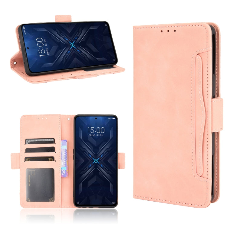 Skin Feel Calf Pattern Horizontal Flip Leather Case with Holder & Card Slots & Photo Frame, For Xiaomi Black Shark 4 Pro