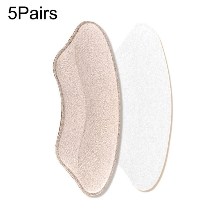 5 Pairs 062 High-heeled Shoes Sponge Soft Anti-abrasion Anti-slip Heel Protective Sticker, Sponge, 062