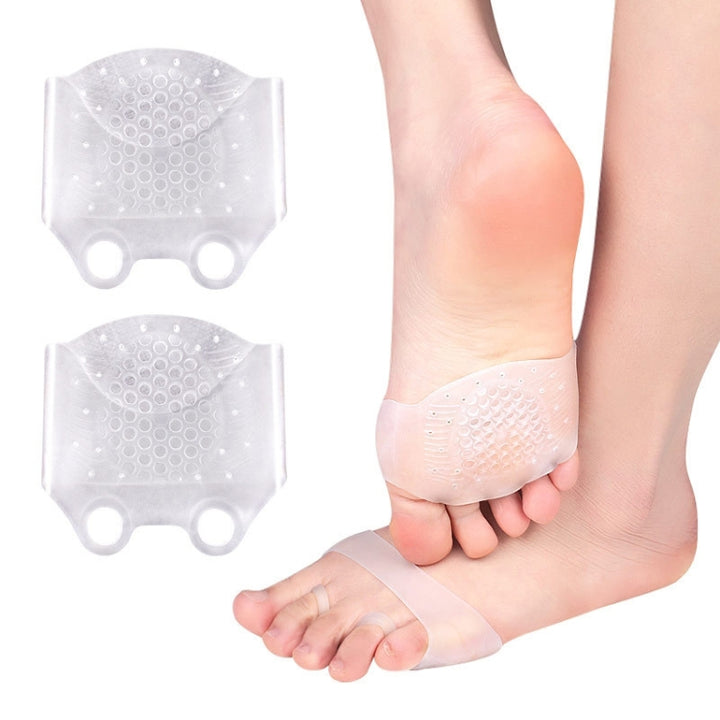 2pcs/Pair 084 Breathable Shockproof Wear-resistant Honeycomb Forefoot Pad, 084