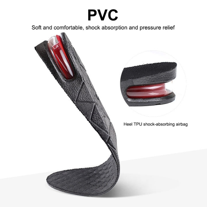 1 Pair Adjustable Breathable Shockproof Invisible Combination Heightening Full Insole Shoe-pad, Size: 225-270cm, 225-270cm