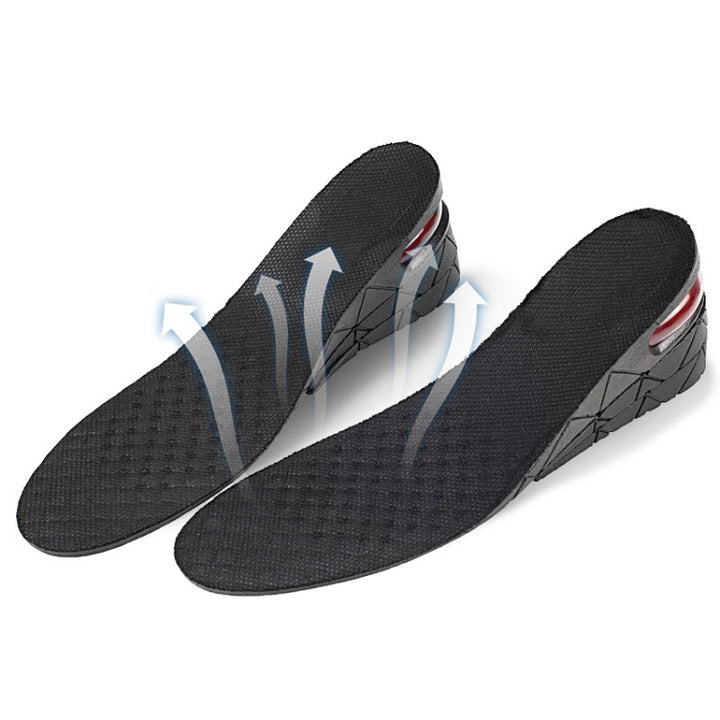 1 Pair Adjustable Breathable Shockproof Invisible Combination Heightening Full Insole Shoe-pad, Size: 225-270cm, 225-270cm