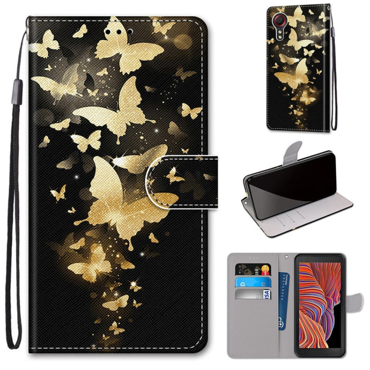 Coloured Drawing Cross Texture Horizontal Flip PU Leather Case with Holder & Card Slots & Wallet & Lanyard, For Samsung Galaxy Xcover 5, For OPPO Realme 5 / 5s / 5i / C3 / C3i / 6i/ Narzo10 / 10A / 20A, For OPPO Realme 5 / 5s / 5i / C3 / C3i / 6i