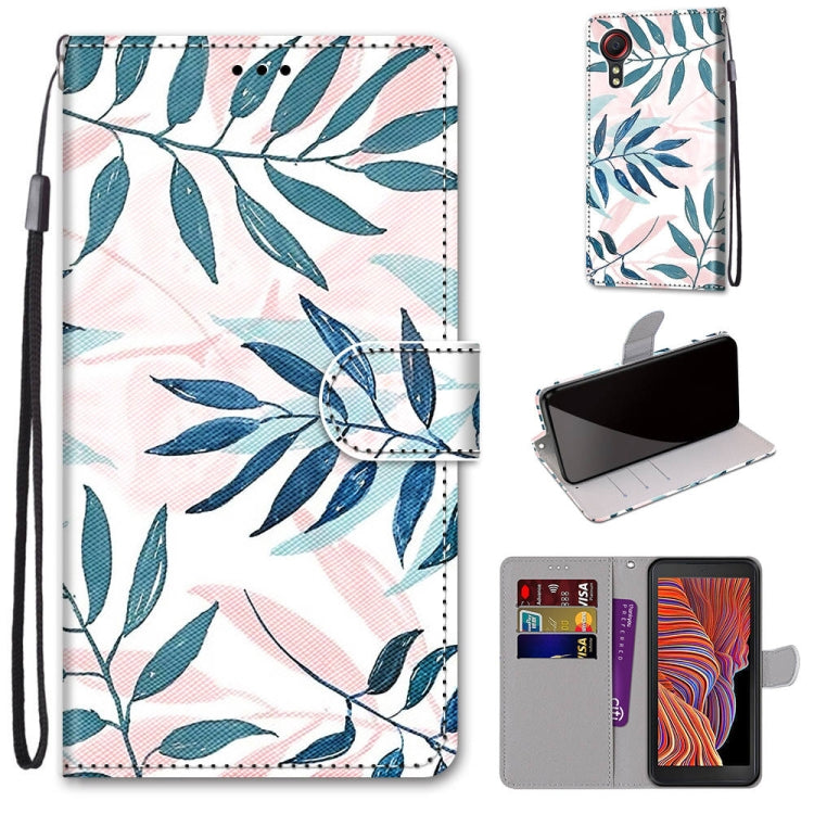 Coloured Drawing Cross Texture Horizontal Flip PU Leather Case with Holder & Card Slots & Wallet & Lanyard, For Samsung Galaxy Xcover 5, For OPPO Realme C15 / C12 / C25 / 7i (Global)/ Narzo 20 / 30A