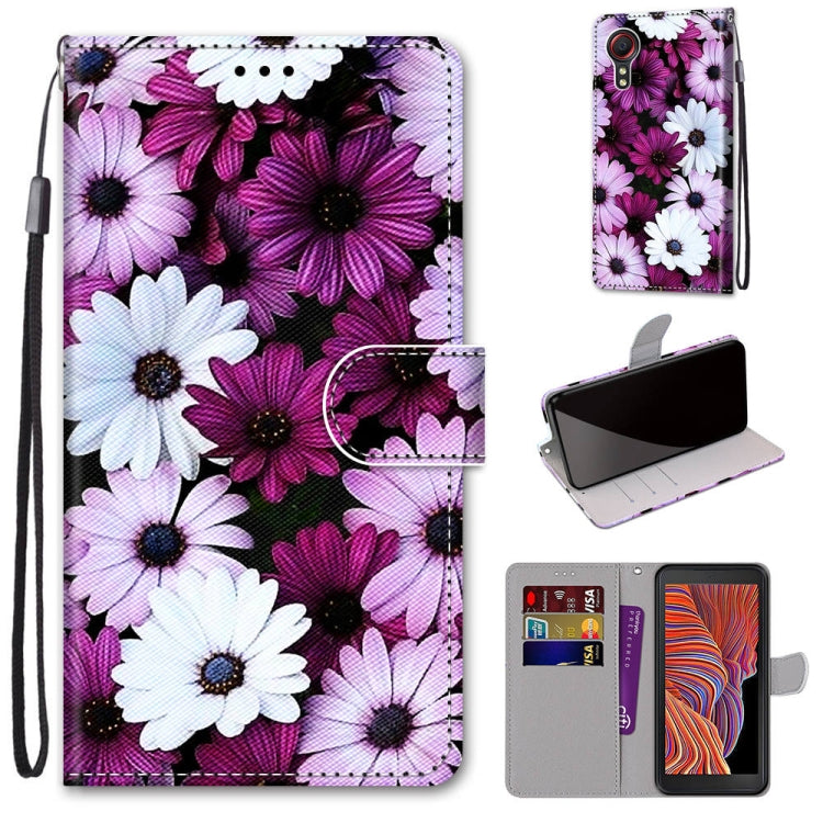 Coloured Drawing Cross Texture Horizontal Flip PU Leather Case with Holder & Card Slots & Wallet & Lanyard, For Samsung Galaxy Xcover 5, For OPPO Realme C15 / C12 / C25 / 7i (Global)/ Narzo 20 / 30A