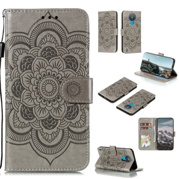 Mandala Embossing Pattern Horizontal Flip PU Leather Case with Holder & Card Slots & Walle & Lanyard, For Motorola Moto G Power (2021), For Nokia 1.4, For OPPO Reno5 5G / Find X3 Lite, For OPPO Reno5 Pro+ / Find X3 Neo