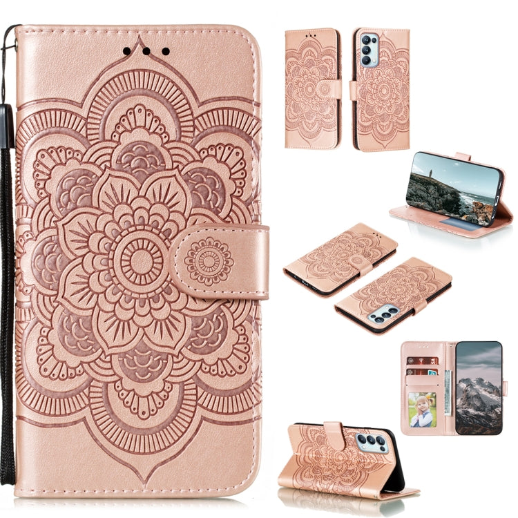 Mandala Embossing Pattern Horizontal Flip PU Leather Case with Holder & Card Slots & Walle & Lanyard, For Motorola Moto G Power (2021), For Nokia 1.4, For OPPO Reno5 5G / Find X3 Lite, For OPPO Reno5 Pro+ / Find X3 Neo