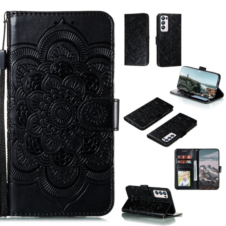 Mandala Embossing Pattern Horizontal Flip PU Leather Case with Holder & Card Slots & Walle & Lanyard, For OPPO Find X3 / Find X3 Pro, For OPPO Reno5 Pro 5G, For Xiaomi Mi 11 Lite, For Xiaomi Mi 11 Pro