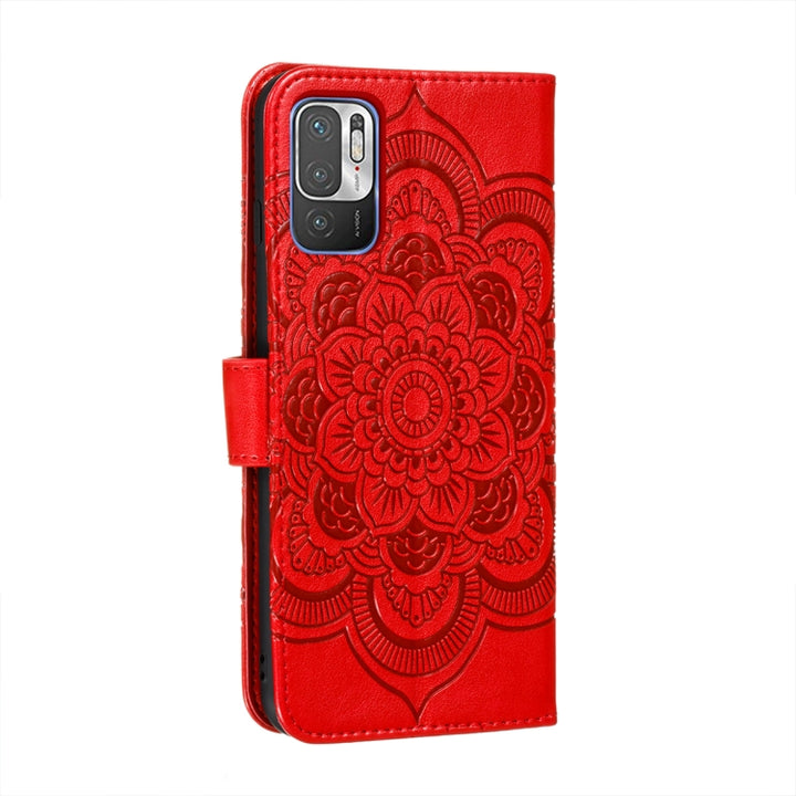 Mandala Embossing Pattern Horizontal Flip PU Leather Case with Holder & Card Slots & Walle & Lanyard, For Xiaomi Redmi Note 10 5G