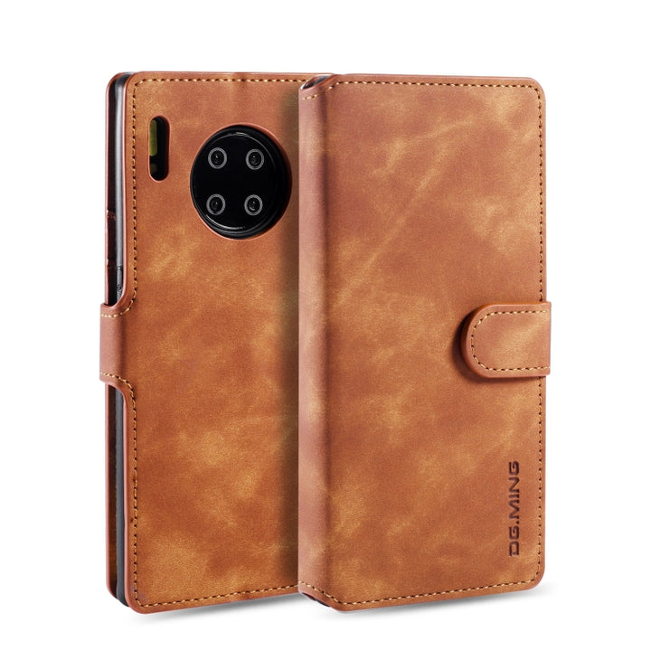 DG.MING Retro Oil Side Horizontal Flip Case with Holder & Card Slots & Wallet, For Huawei Mate 30 Pro, For Xiaomi Redmi 8A, For Galaxy A70s, For OnePlus 7T