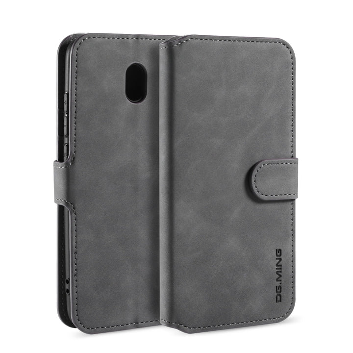 DG.MING Retro Oil Side Horizontal Flip Case with Holder & Card Slots & Wallet, For Huawei Mate 30 Pro, For Xiaomi Redmi 8A, For Galaxy A70s, For OnePlus 7T