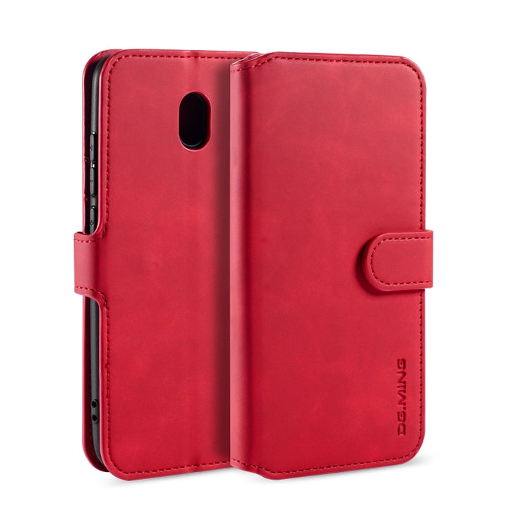 DG.MING Retro Oil Side Horizontal Flip Case with Holder & Card Slots & Wallet, For Huawei Mate 30 Pro, For Xiaomi Redmi 8A, For Galaxy A70s, For OnePlus 7T