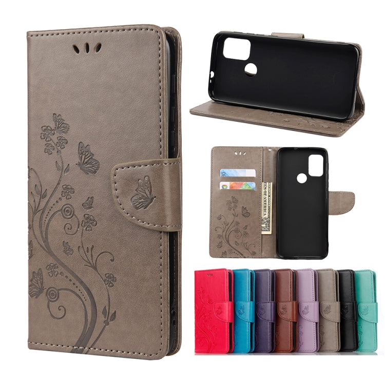 Butterfly Flower Pattern Horizontal Flip Leather Case with Holder & Card Slots & Wallet, For Motorola Moto G30, For Nokia 5.4, For Xiaomi Redmi Note 10 Pro, For Xiaomi Redmi Note 10 5G