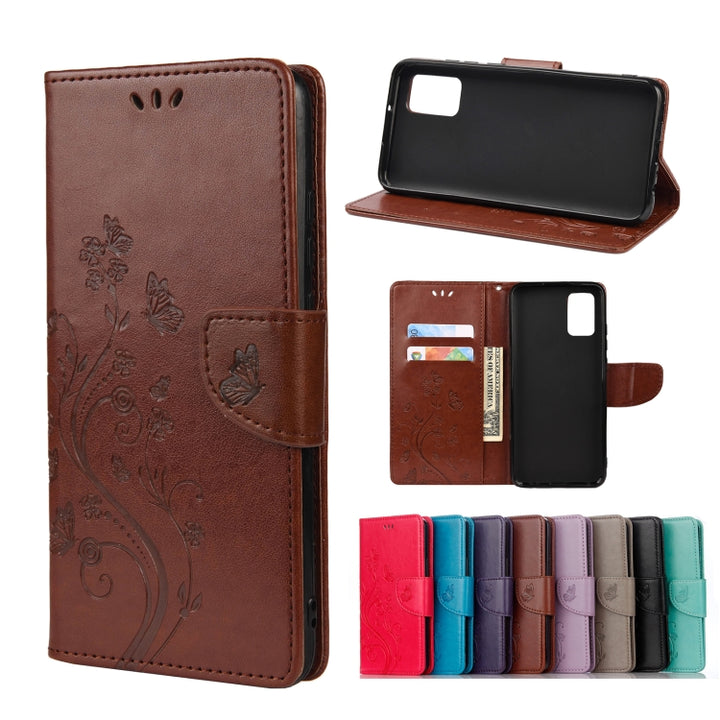 Butterfly Flower Pattern Horizontal Flip Leather Case with Holder & Card Slots & Wallet, For Motorola Moto G30, For Nokia 5.4, For Xiaomi Redmi Note 10 Pro, For Xiaomi Redmi Note 10 5G