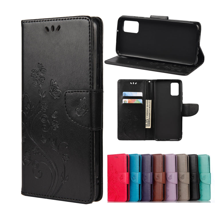 Butterfly Flower Pattern Horizontal Flip Leather Case with Holder & Card Slots & Wallet, For Motorola Moto G30, For Nokia 5.4, For Xiaomi Redmi Note 10 Pro, For Xiaomi Redmi Note 10 5G