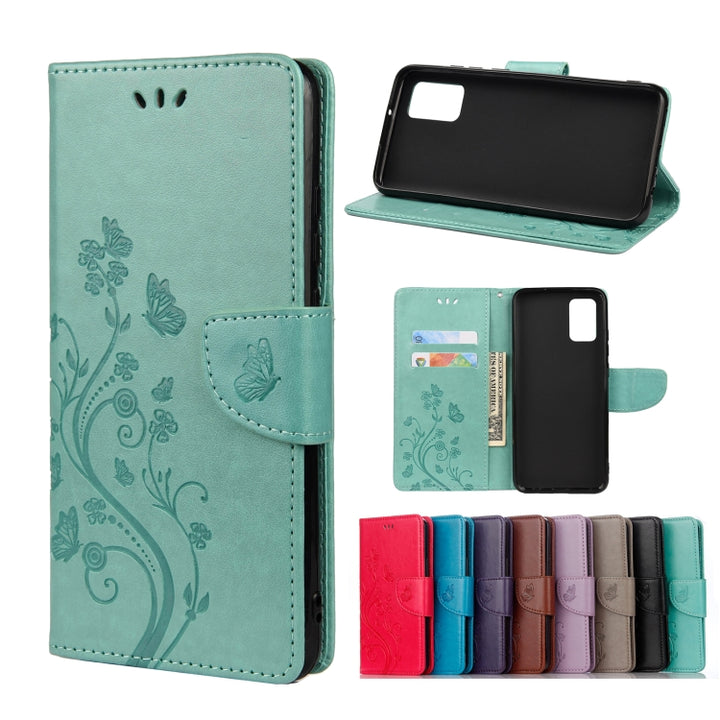 Butterfly Flower Pattern Horizontal Flip Leather Case with Holder & Card Slots & Wallet, For Motorola Moto G30, For Nokia 5.4, For Xiaomi Redmi Note 10 Pro, For Xiaomi Redmi Note 10 5G