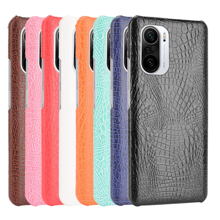 Shockproof Crocodile Texture PC + PU Case, For Xiaomi Redmi K40 / K40 Pro / Poco F3, For Nokia X10 / X20, For Xiaomi Mi 11 Ultra