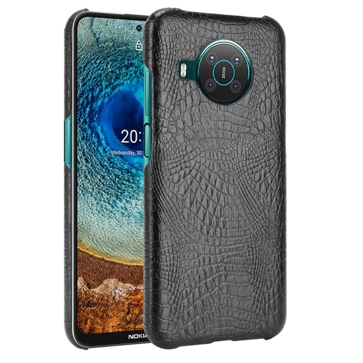 Shockproof Crocodile Texture PC + PU Case, For Xiaomi Redmi K40 / K40 Pro / Poco F3, For Nokia X10 / X20, For Xiaomi Mi 11 Ultra