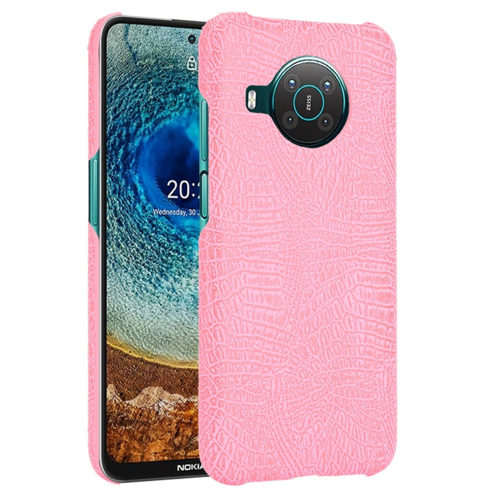 Shockproof Crocodile Texture PC + PU Case, For Xiaomi Redmi K40 / K40 Pro / Poco F3, For Nokia X10 / X20, For Xiaomi Mi 11 Ultra