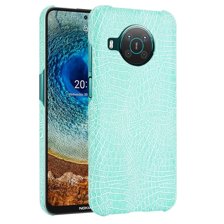 Shockproof Crocodile Texture PC + PU Case, For Xiaomi Redmi K40 / K40 Pro / Poco F3, For Nokia X10 / X20, For Xiaomi Mi 11 Ultra