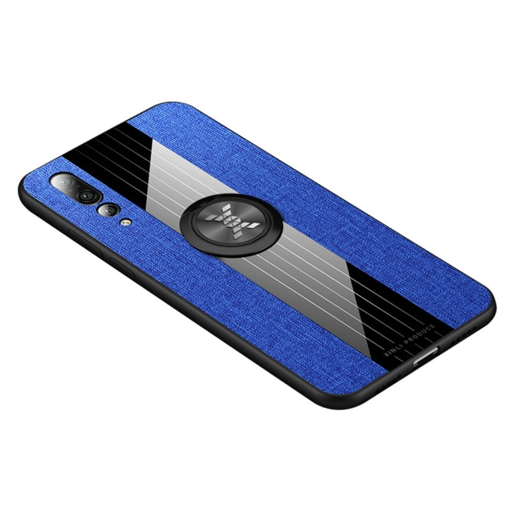 XINLI Stitching Cloth Textue Shockproof TPU Protective Case with Ring Holder, For Huawei P20 Pro, For Huawei P30, For Huawei P30 Lite, For Huawei P30 Pro