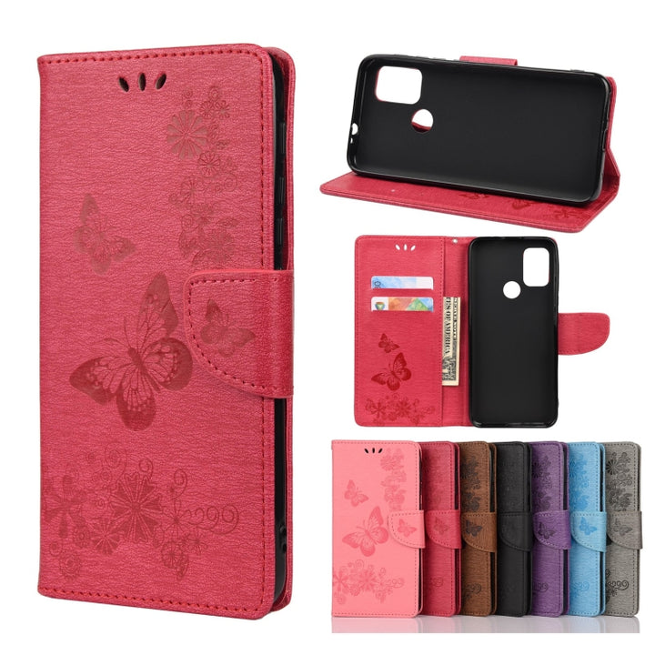 Butterflies Embossing Horizontal Flip Leather Case with Holder & Card Slots & Wallet, For Motorola Moto G30, For Nokia 5.4, For Xiaomi Redmi Note 10 Pro, For Xiaomi Redmi Note 10 5G