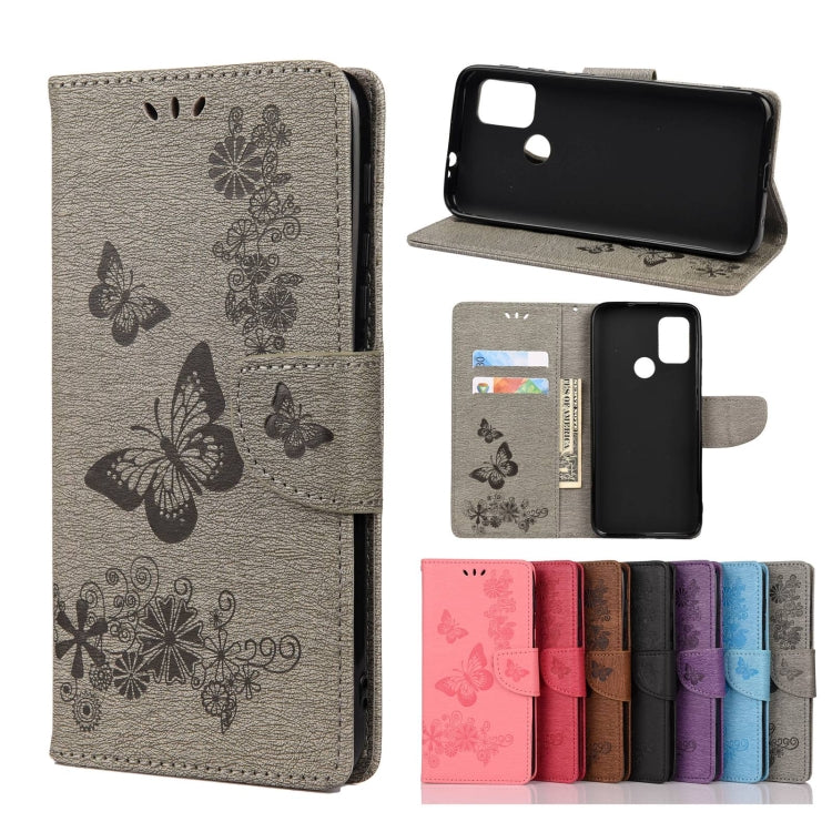 Butterflies Embossing Horizontal Flip Leather Case with Holder & Card Slots & Wallet, For Motorola Moto G30, For Nokia 5.4, For Xiaomi Redmi Note 10 Pro, For Xiaomi Redmi Note 10 5G