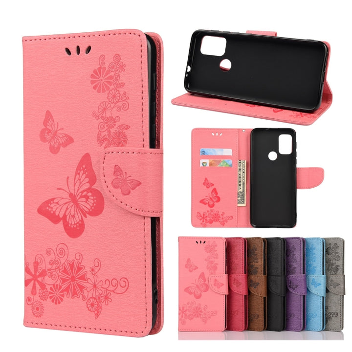 Butterflies Embossing Horizontal Flip Leather Case with Holder & Card Slots & Wallet, For Motorola Moto G30, For Nokia 5.4, For Xiaomi Redmi Note 10 Pro, For Xiaomi Redmi Note 10 5G